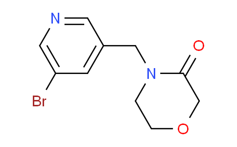 4-((5-Bromopyridin-3-yl)methyl)morpholin-3-one