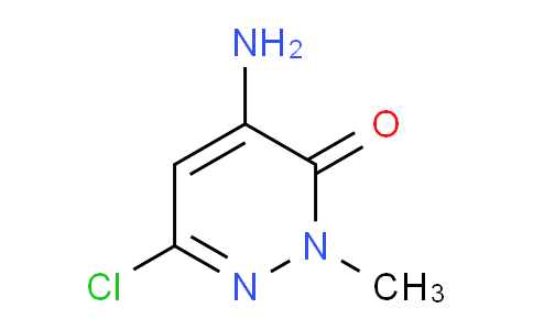 4-Amino-6-chloro-2-methylpyridazin-3(2h)-one
