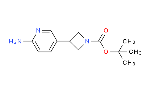 Tert-butyl 3-(6-aminopyridin-3-yl)azetidine-1-carboxylate