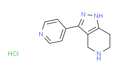 3-(Pyridin-4-yl)-4,5,6,7-tetrahydro-1H-pyrazolo[4,3-c]pyridine hydrochloride
