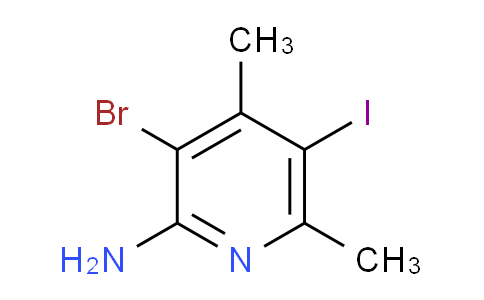 3-Bromo-5-iodo-4,6-dimethylpyridin-2-amine