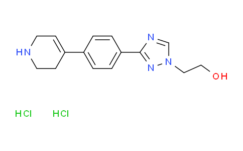 2-(3-(4-(1,2,3,6-Tetrahydropyridin-4-yl)phenyl)-1H-1,2,4-triazol-1-yl)ethan-1-ol dihydrochloride