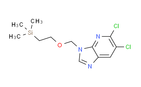5,6-Dichloro-3-((2-(trimethylsilyl)ethoxy)methyl)-3h-imidazo[4,5-b]pyridine