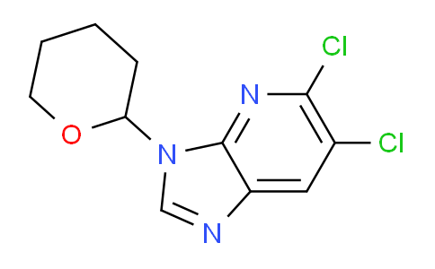 5,6-Dichloro-3-(tetrahydro-2h-pyran-2-yl)-3h-imidazo[4,5-b]pyridine