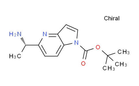 (S)-Tert-Butyl 5-(1-aminoethyl)-1H-pyrrolo[3,2-b]pyridine-1-carboxylate