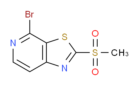 4-Bromo-2-(methylsulfonyl)thiazolo[5,4-c]pyridine