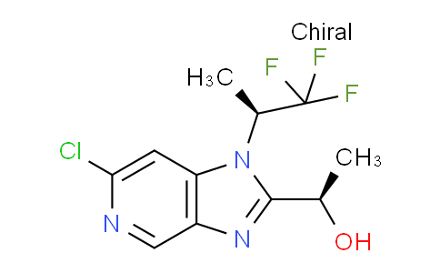 (R)-1-(6-Chloro-1-((s)-1,1,1-trifluoropropan-2-yl)-1H-imidazo[4,5-c]pyridin-2-yl)ethanol