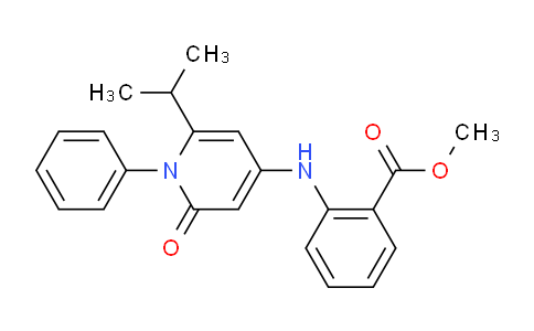 Methyl 2-((6-isopropyl-2-oxo-1-phenyl-1,2-dihydropyridin-4-yl)amino)benzoate