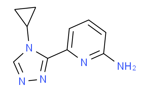 6-(4-Cyclopropyl-4h-1,2,4-triazol-3-yl)pyridin-2-amine