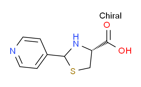 (4R)-2-(pyridin-4-yl)thiazolidine-4-carboxylic acid