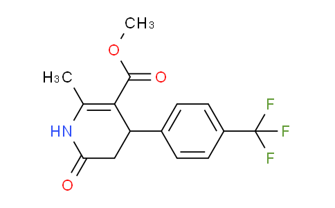 Methyl 2-methyl-6-oxo-4-(4-(trifluoromethyl)phenyl)-1,4,5,6-tetrahydropyridine-3-carboxylate
