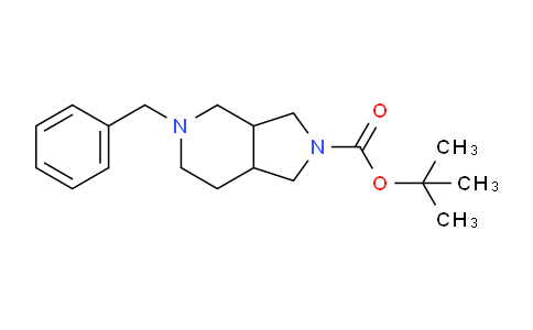 AM250224 | 1114985-10-2 | Tert-butyl 5-benzylhexahydro-1H-pyrrolo[3,4-c]pyridine-2(3h)-carboxylate
