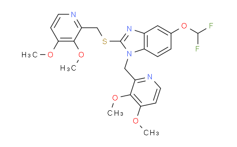 5-(Difluoromethoxy)-1-((3,4-dimethoxypyridin-2-yl)methyl)-2-(((3,4-dimethoxypyridin-2-yl)methyl)thio)-1h-benzo[d]imidazole