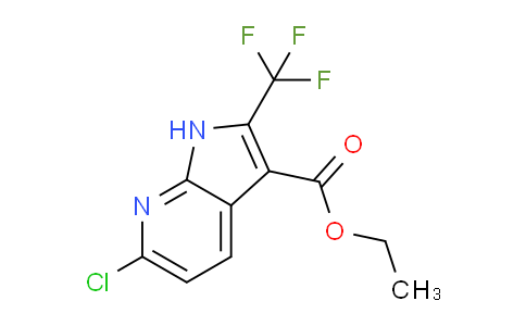Ethyl 6-chloro-2-(trifluoromethyl)-1H-pyrrolo[2,3-b]pyridine-3-carboxylate