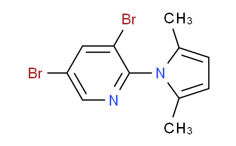 3,5-Dibromo-2-(2,5-dimethyl-1h-pyrrol-1-yl)pyridine