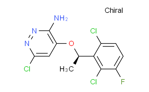 (R)-6-Chloro-4-(1-(2,6-dichloro-3-fluorophenyl)ethoxy)pyridazin-3-amine
