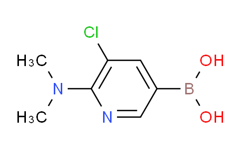 (5-Chloro-6-(dimethylamino)pyridin-3-yl)boronic acid