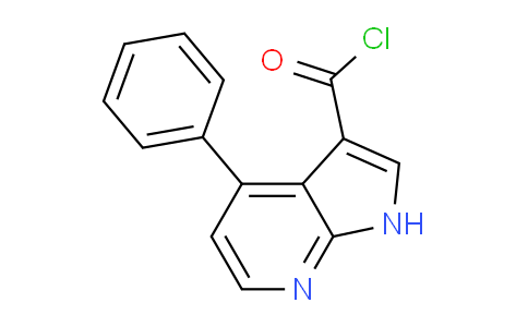 4-Phenyl-1H-pyrrolo[2,3-b]pyridine-3-carbonyl chloride