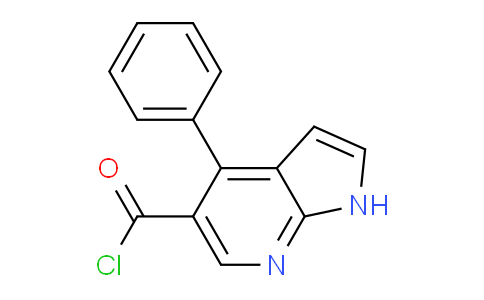 4-Phenyl-1H-pyrrolo[2,3-b]pyridine-5-carbonyl chloride