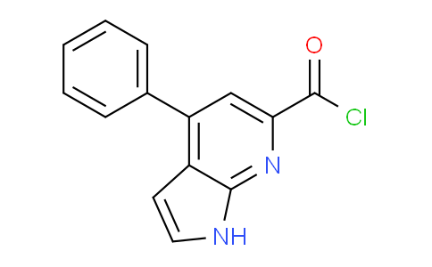 4-Phenyl-1H-pyrrolo[2,3-b]pyridine-6-carbonyl chloride