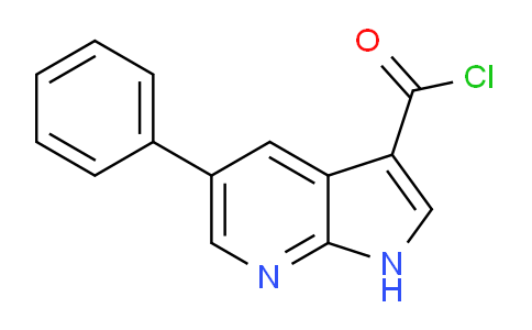 5-Phenyl-1H-pyrrolo[2,3-b]pyridine-3-carbonyl chloride