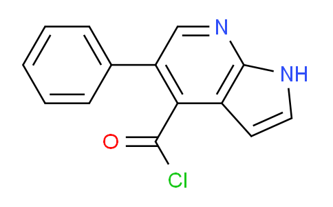 5-Phenyl-1H-pyrrolo[2,3-b]pyridine-4-carbonyl chloride
