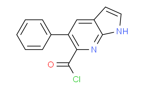 5-Phenyl-1H-pyrrolo[2,3-b]pyridine-6-carbonyl chloride
