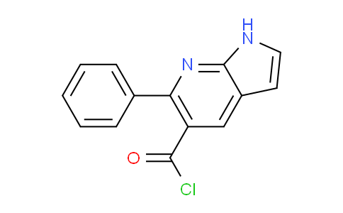 6-Phenyl-1H-pyrrolo[2,3-b]pyridine-5-carbonyl chloride