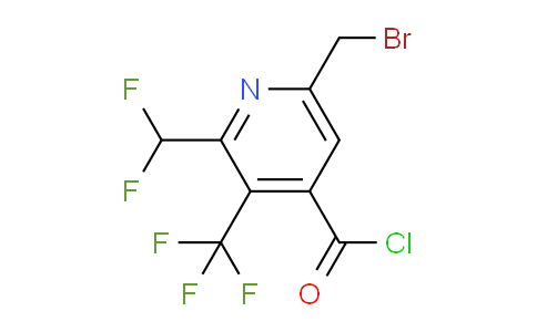 AM25075 | 1361807-70-6 | 6-(Bromomethyl)-2-(difluoromethyl)-3-(trifluoromethyl)pyridine-4-carbonyl chloride