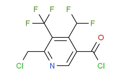 AM25110 | 1361822-80-1 | 2-(Chloromethyl)-4-(difluoromethyl)-3-(trifluoromethyl)pyridine-5-carbonyl chloride