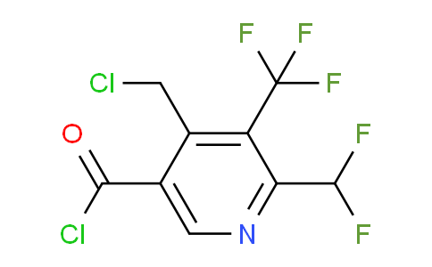 AM25146 | 1361853-20-4 | 4-(Chloromethyl)-2-(difluoromethyl)-3-(trifluoromethyl)pyridine-5-carbonyl chloride