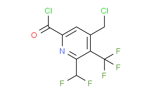 AM25147 | 1361895-52-4 | 4-(Chloromethyl)-2-(difluoromethyl)-3-(trifluoromethyl)pyridine-6-carbonyl chloride