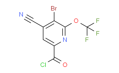 AM25149 | 1806028-37-4 | 3-Bromo-4-cyano-2-(trifluoromethoxy)pyridine-6-carbonyl chloride