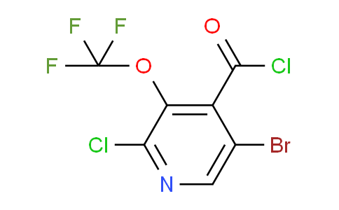 5-Bromo-2-chloro-3-(trifluoromethoxy)pyridine-4-carbonyl chloride