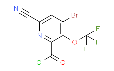 4-Bromo-6-cyano-3-(trifluoromethoxy)pyridine-2-carbonyl chloride