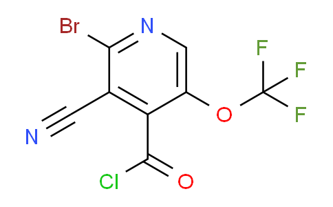 2-Bromo-3-cyano-5-(trifluoromethoxy)pyridine-4-carbonyl chloride