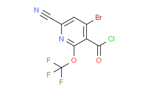 AM25161 | 1806028-14-7 | 4-Bromo-6-cyano-2-(trifluoromethoxy)pyridine-3-carbonyl chloride