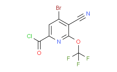 AM25163 | 1804578-42-4 | 4-Bromo-3-cyano-2-(trifluoromethoxy)pyridine-6-carbonyl chloride
