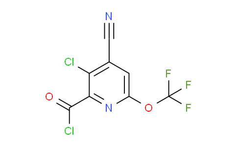 AM25168 | 1806167-64-5 | 3-Chloro-4-cyano-6-(trifluoromethoxy)pyridine-2-carbonyl chloride