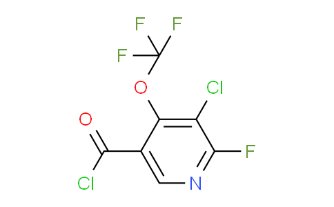 3-Chloro-2-fluoro-4-(trifluoromethoxy)pyridine-5-carbonyl chloride