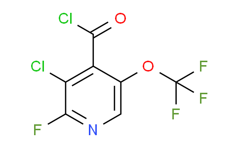 3-Chloro-2-fluoro-5-(trifluoromethoxy)pyridine-4-carbonyl chloride