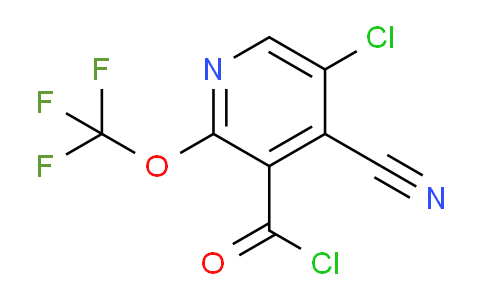 5-Chloro-4-cyano-2-(trifluoromethoxy)pyridine-3-carbonyl chloride