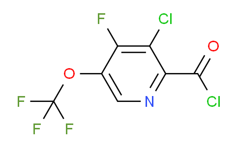 3-Chloro-4-fluoro-5-(trifluoromethoxy)pyridine-2-carbonyl chloride