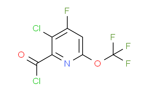 3-Chloro-4-fluoro-6-(trifluoromethoxy)pyridine-2-carbonyl chloride