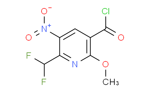 2-(Difluoromethyl)-6-methoxy-3-nitropyridine-5-carbonyl chloride
