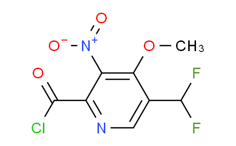 5-(Difluoromethyl)-4-methoxy-3-nitropyridine-2-carbonyl chloride