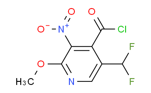 5-(Difluoromethyl)-2-methoxy-3-nitropyridine-4-carbonyl chloride