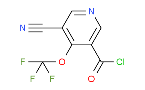 3-Cyano-4-(trifluoromethoxy)pyridine-5-carbonyl chloride
