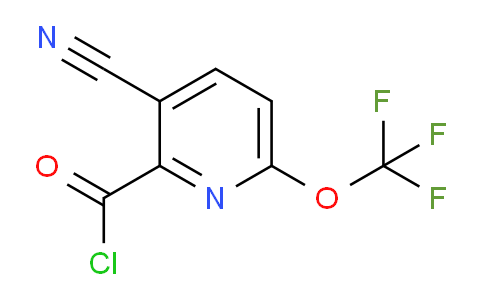 3-Cyano-6-(trifluoromethoxy)pyridine-2-carbonyl chloride