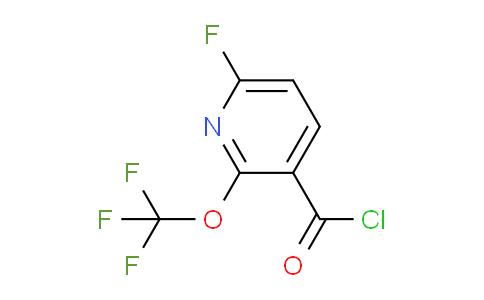 6-Fluoro-2-(trifluoromethoxy)pyridine-3-carbonyl chloride